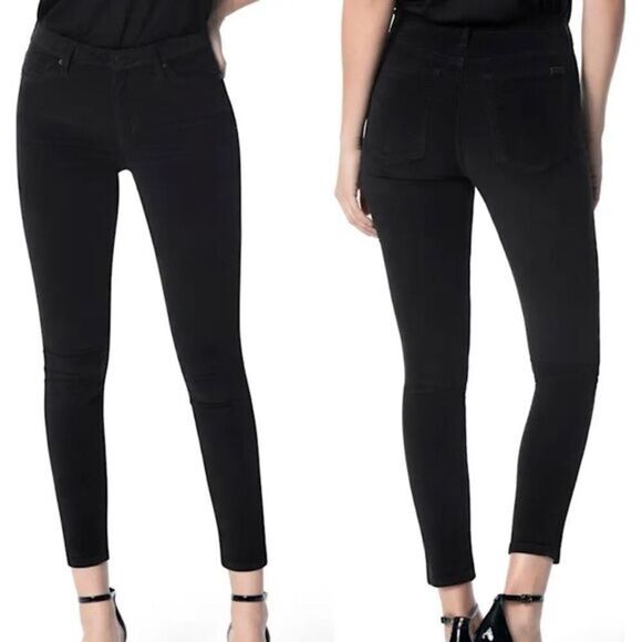 JOES JEANS BLACK VELVET PANTS - Picture 1 of 11